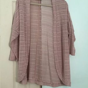 Light pink cardigan